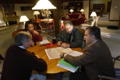 Meeting at Camp David in 2001