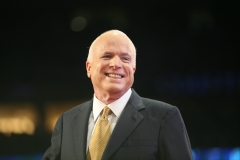 Senator John McCain at the Republican National Convention on 9/4/2008 (Photo Credit: Tom LeGro/ PBSNewsHour/ CC BY 2.0)