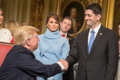 Speaker of the House Paul Ryan with President Trump after his inauguration on January 20, 2017 (Photo Credit: Office of Paul Ryan)