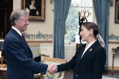 With President Jimmy Carter